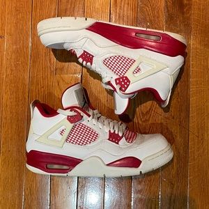 Air Jordan Retro 4 Alternate 89 Size 9 Red White